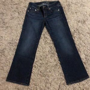 American Eagle low-rise “Favorite Boyfriend” jeans size 8-short